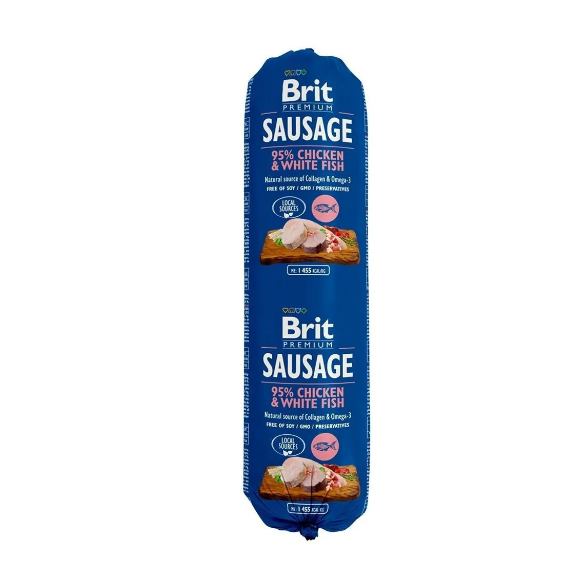 Brit Premium Köttkorvar Kyckling & Vit Fisk
