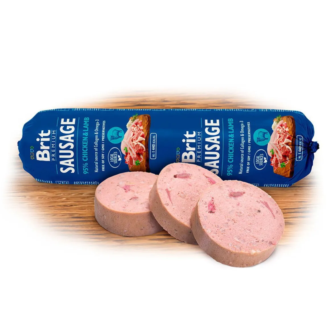 Brit Premium Köttkorvar Kyckling & Lamm