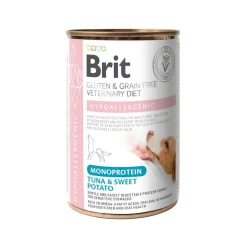 Brit Veterinary Diet Dog Hypoallergenic Monoprotein Tuna & Sweet Potato Veterinärfoder till Hund 400 g