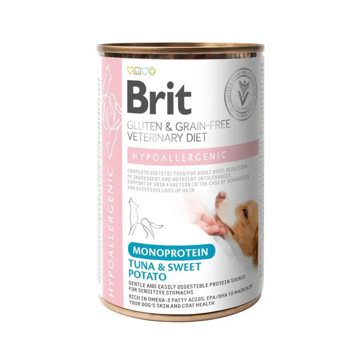 Brit Veterinary Diet Dog Hypoallergenic Monoprotein Tuna & Sweet Potato Veterinärfoder till Hund 400 g