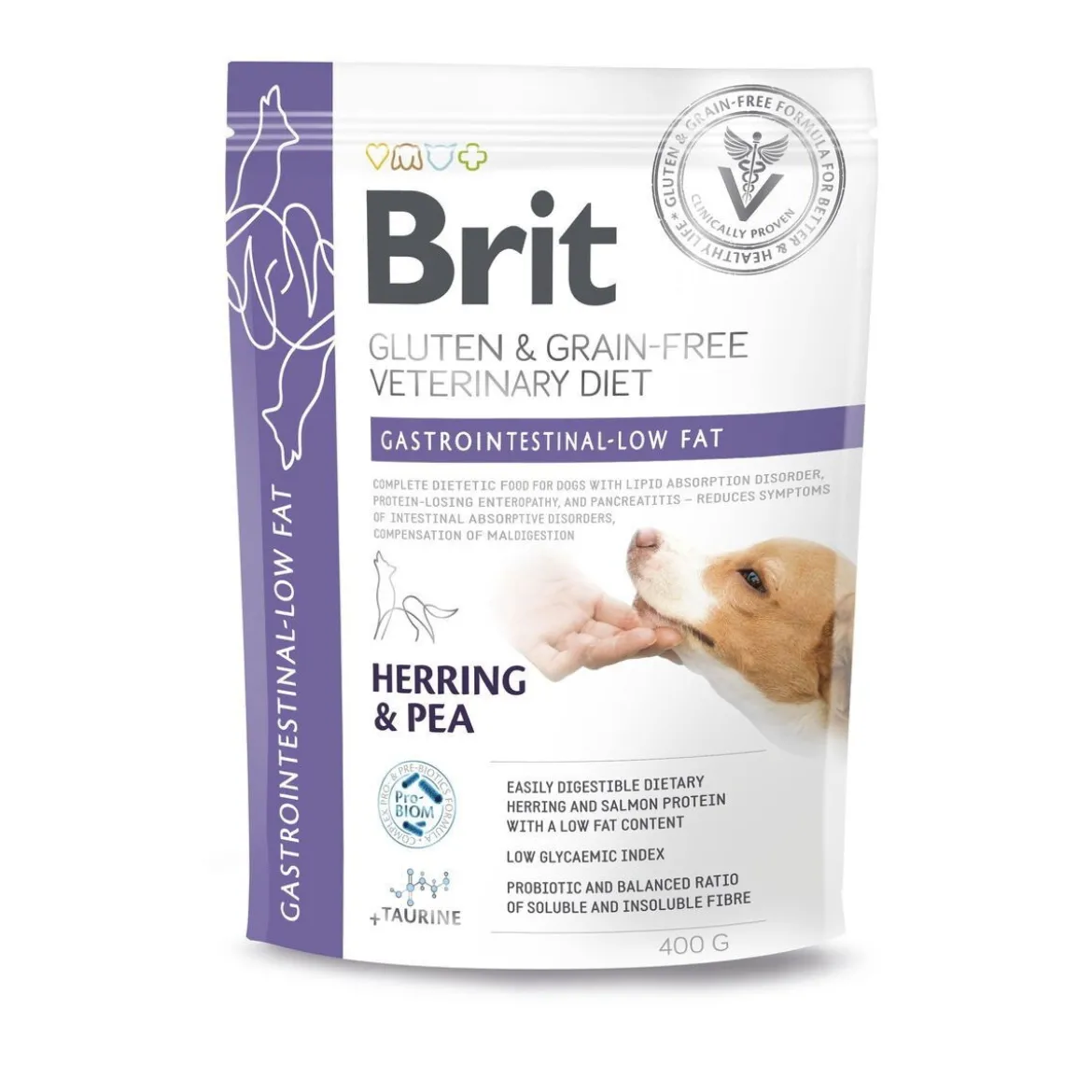 Brit Veterinary Diets Dog Grain Free Gastrointestinal-Low fat