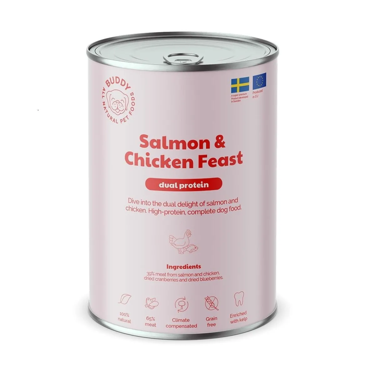 Buddy Salmon & Chicken Feast 400 g