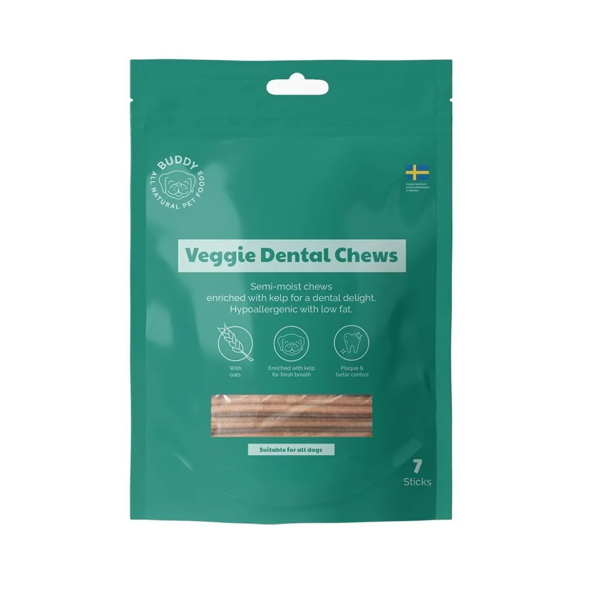 Buddy Vegetariskt Dentaltugg M