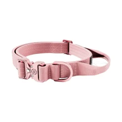 BullyBillows Combat Hundhalsband med Handtag Rosa XS 2,5 cm
