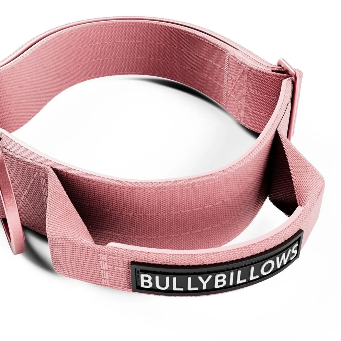 BullyBillows Combat Hundhalsband med Handtag Rosa 4 cm