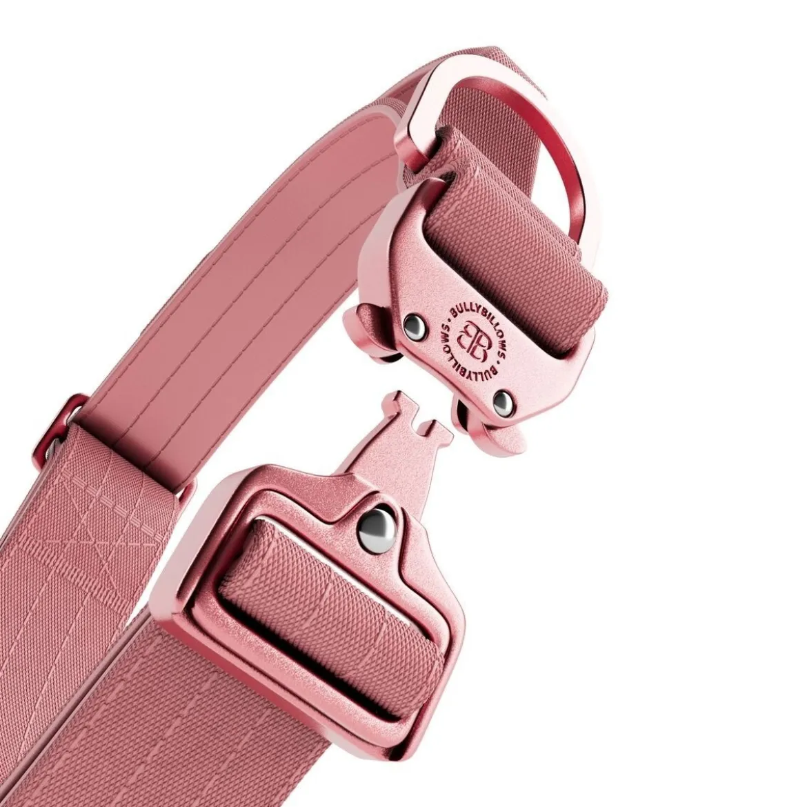 BullyBillows Combat Hundhalsband med Handtag Rosa 4 cm