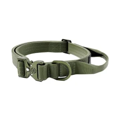 BullyBillows Combat Hundhalsband med Handtag Grön XS 2,5 cm