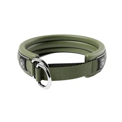 BullyBillows Hundhalsband Halvstryp Reflekterande Grön 3 cm