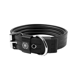 BullyBillows Hundhalsband med Spänne Svart 4 cm