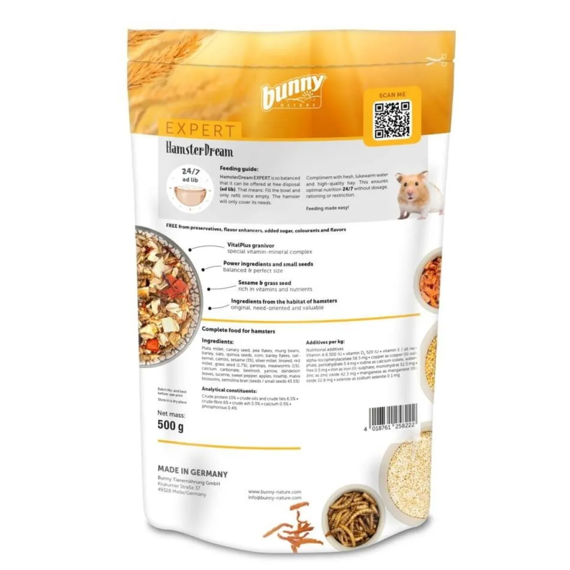 Bunny Nature Hamster Dream Expert 500 g