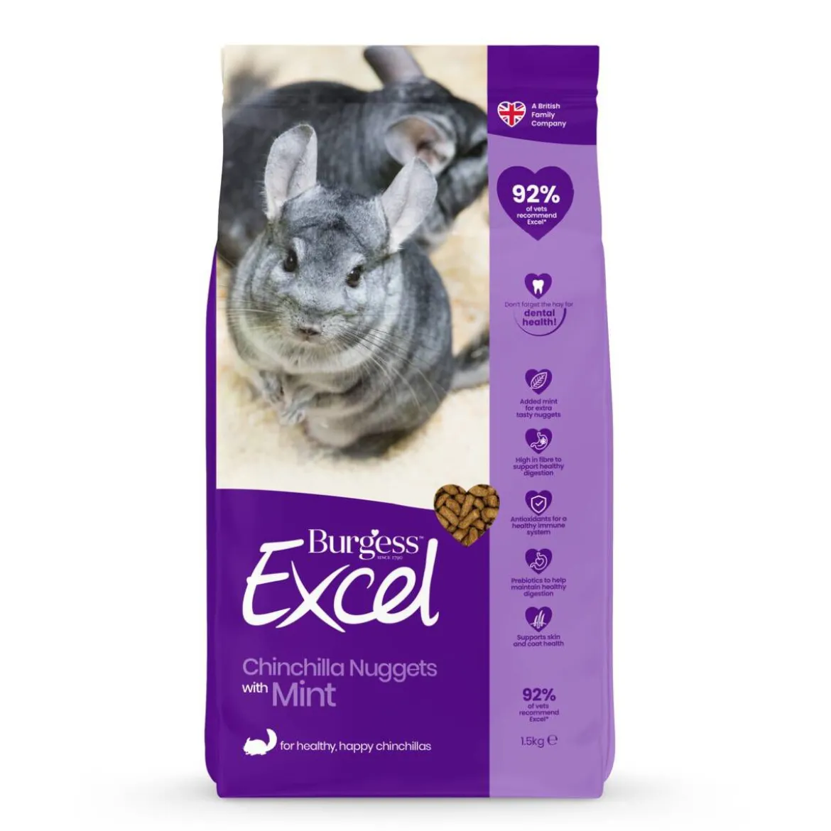 Burgess Excel Chinchilla 1,5 kg