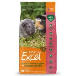 Burgess Excel Guinea Pig Mature Cranberry Marsvinsfoder 1,5 kg