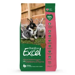 Burgess Excel Rabbit Mature Cranberry & Thyme Kaninfoder 1,5 kg