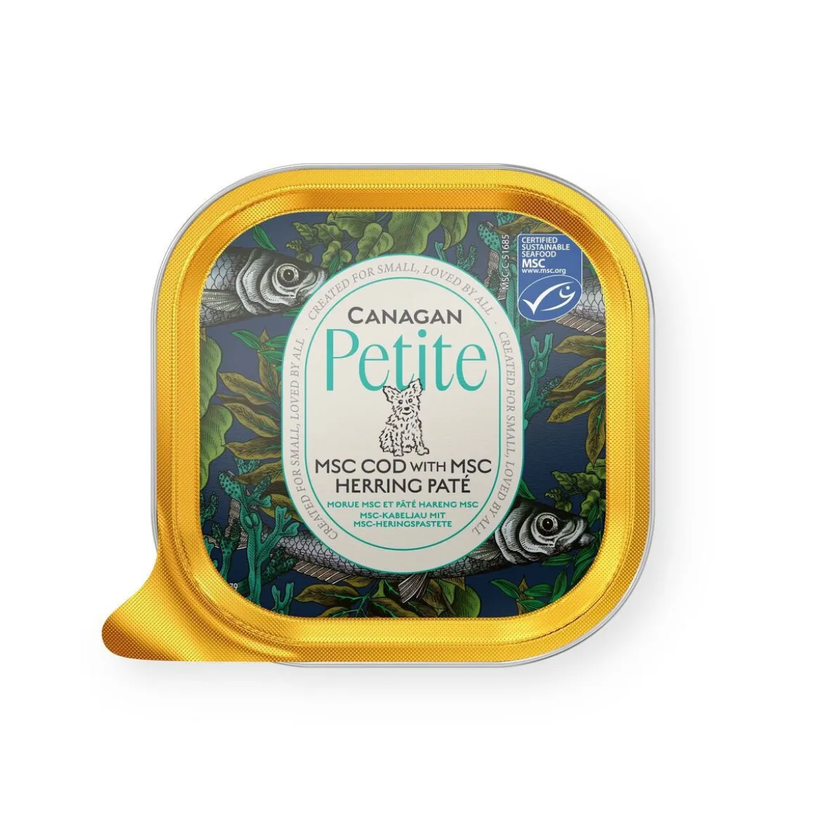 Canagan Petite MSC Cod with MSC Herring Pate Våtfoder till Hund 100 g
