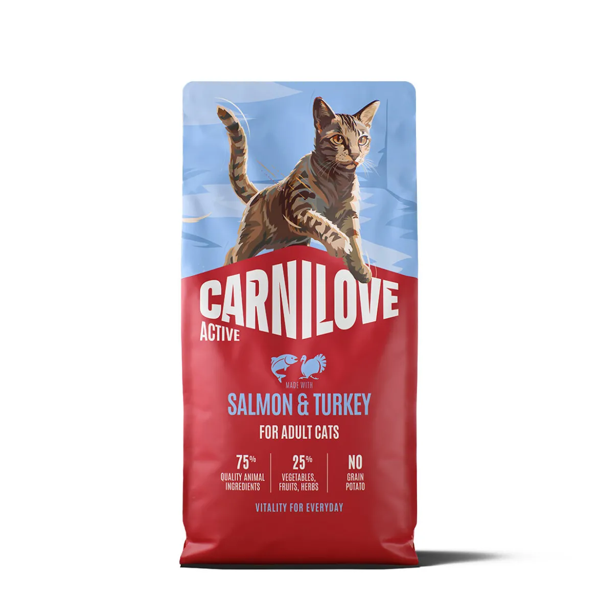 Carnilove Cat Adult Active Salmon & Turkey Torrfoder till Katt