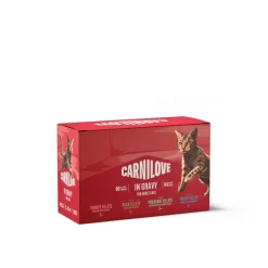Carnilove Cat Adult Bitar i Sås Multipack Våtfoder till Katt 12 x 85 g