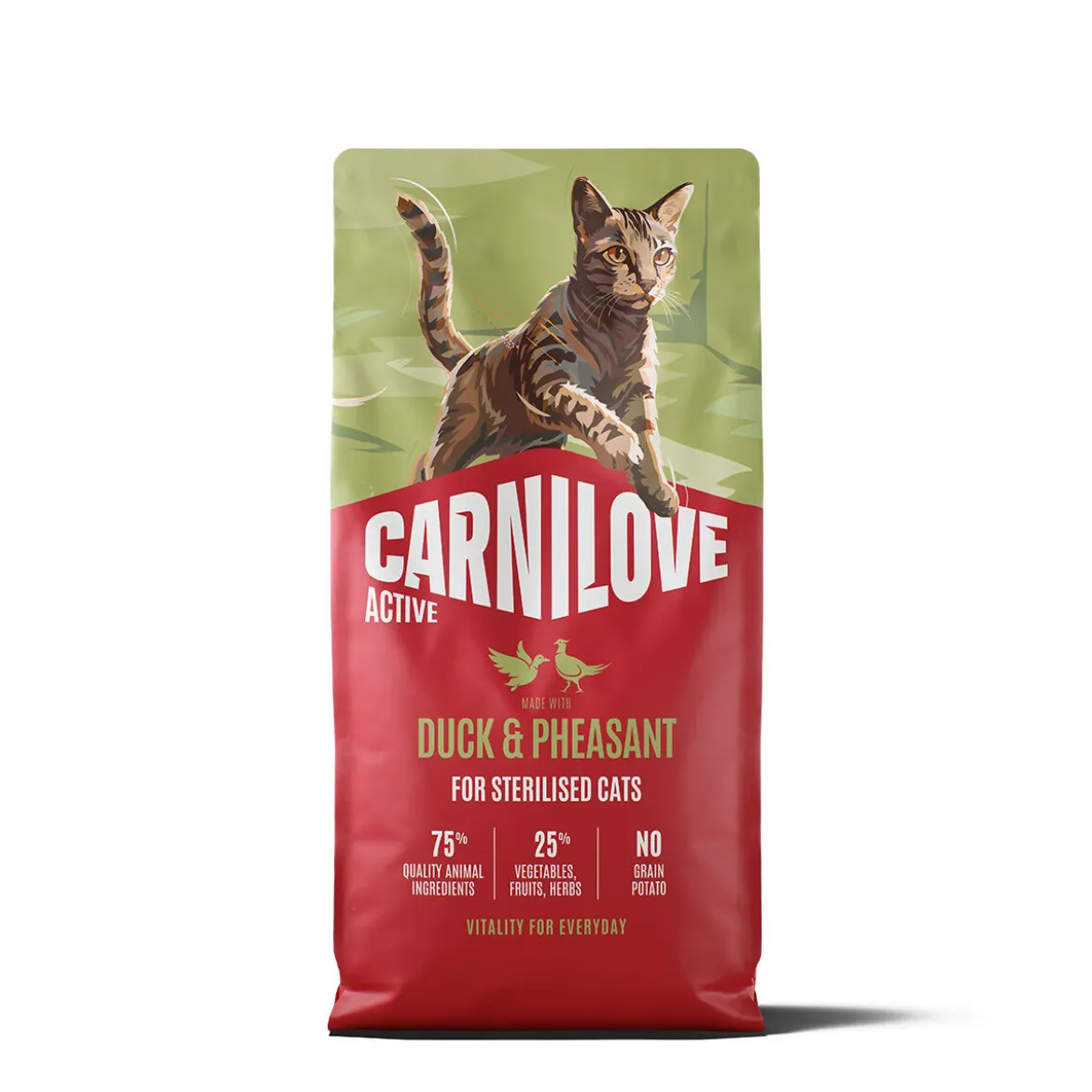 Carnilove Cat Adult Sterilised Active Duck & Pheasant Torrfoder till Katt