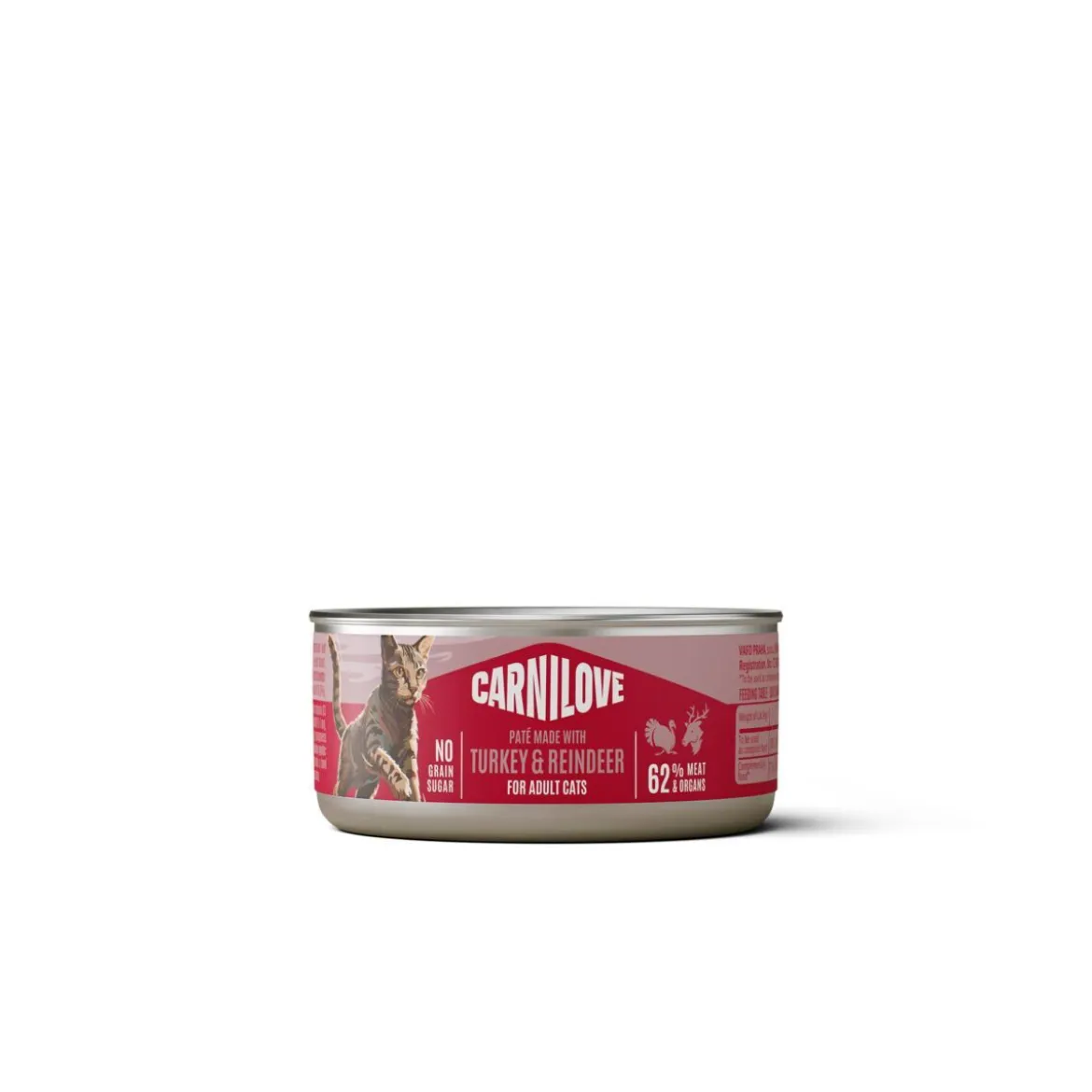 Carnilove Cat Adult Turkey & Reindeer Paté Våtfoder till Katt 100 g