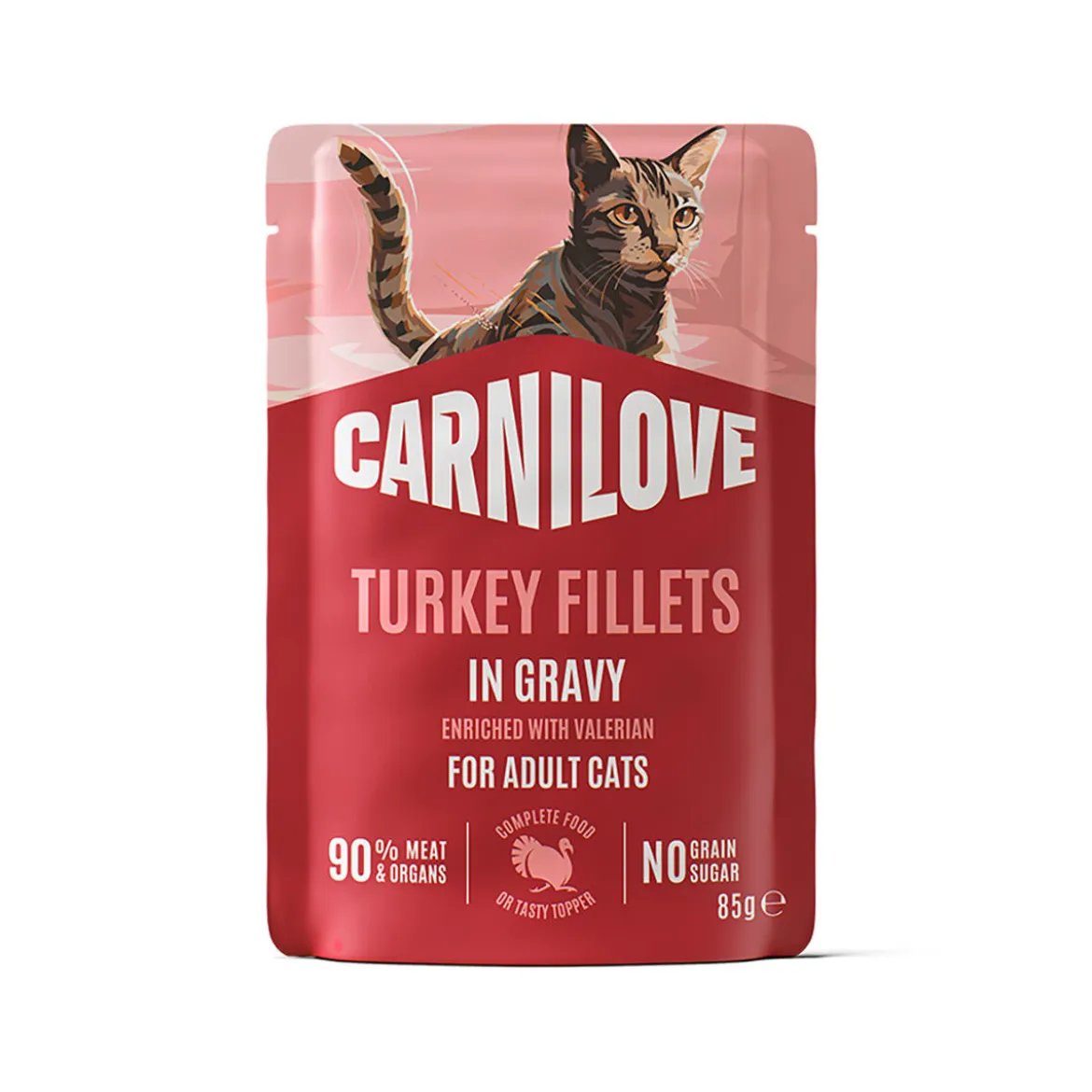 Carnilove Cat Adult Turkey with Valerian Våtfoder till Katt 85 g