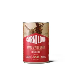 Carnilove Dog Adult Lamb & Wild Boar Paté Våtfoder till Hund 400 g