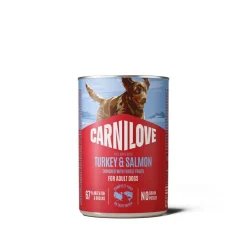 Carnilove Dog Adult Salmon & Turkey Paté Våtfoder till Hund 400 g