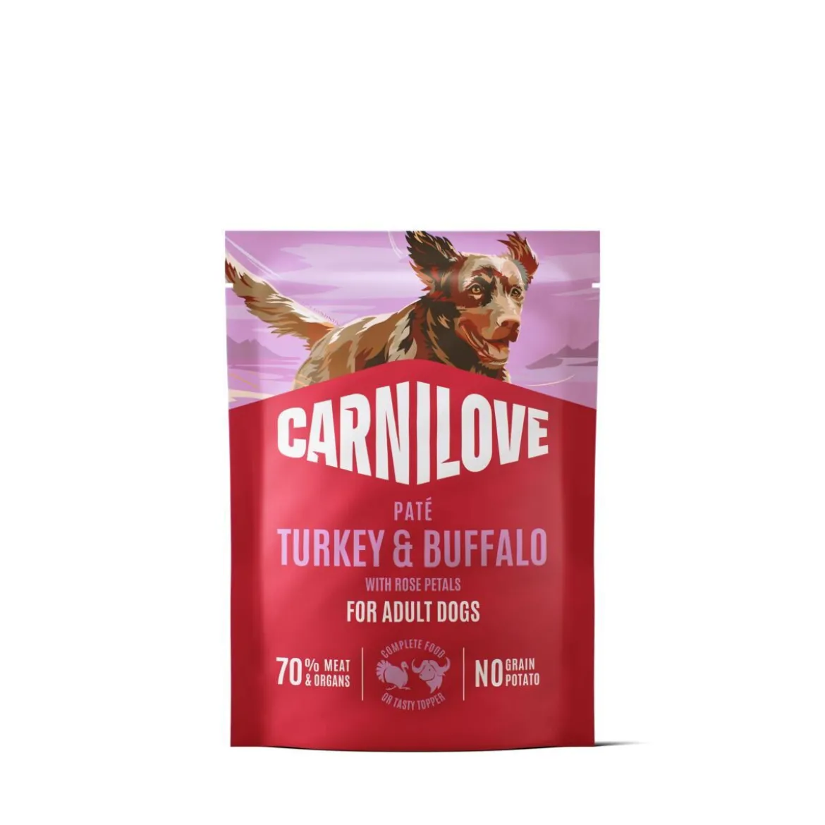 Carnilove Dog Adult Turkey & Buffalo with Rose Petals Paté Våtfoder till Hund 300 g