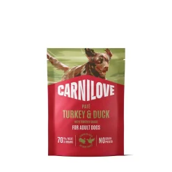 Carnilove Dog Adult Turkey & Duck with Timothy Grass Paté Våtfoder till Hund 300 g