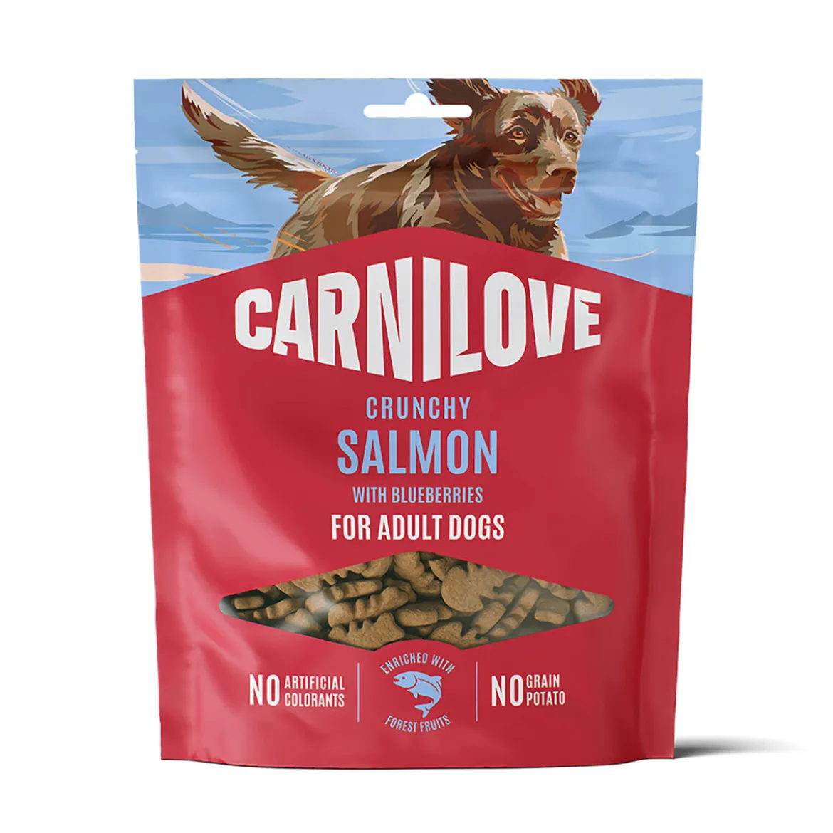 Carnilove Dog Crunchy Snack Salmon with Blueberries Hundgodis 200 g