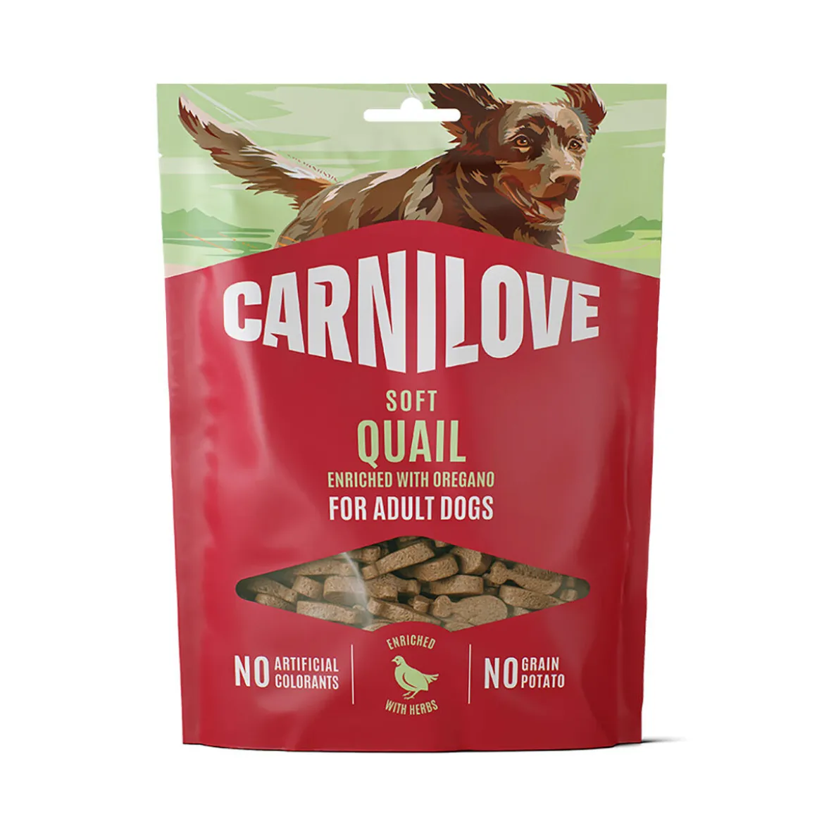 Carnilove Dog Soft Snack Quail with Oregano Hundgodis 200 g