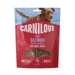 Carnilove Dog Soft Snack Salmon with Thyme Small Bites Hundgodis 200 g
