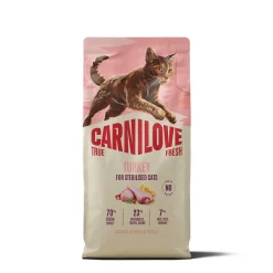 Carnilove True Fresh Cat Adult Sterilised Turkey Torrfoder till Katt