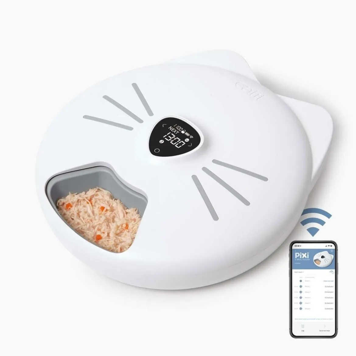 Catit PIXI Smart Foderautomat 6 Måltider