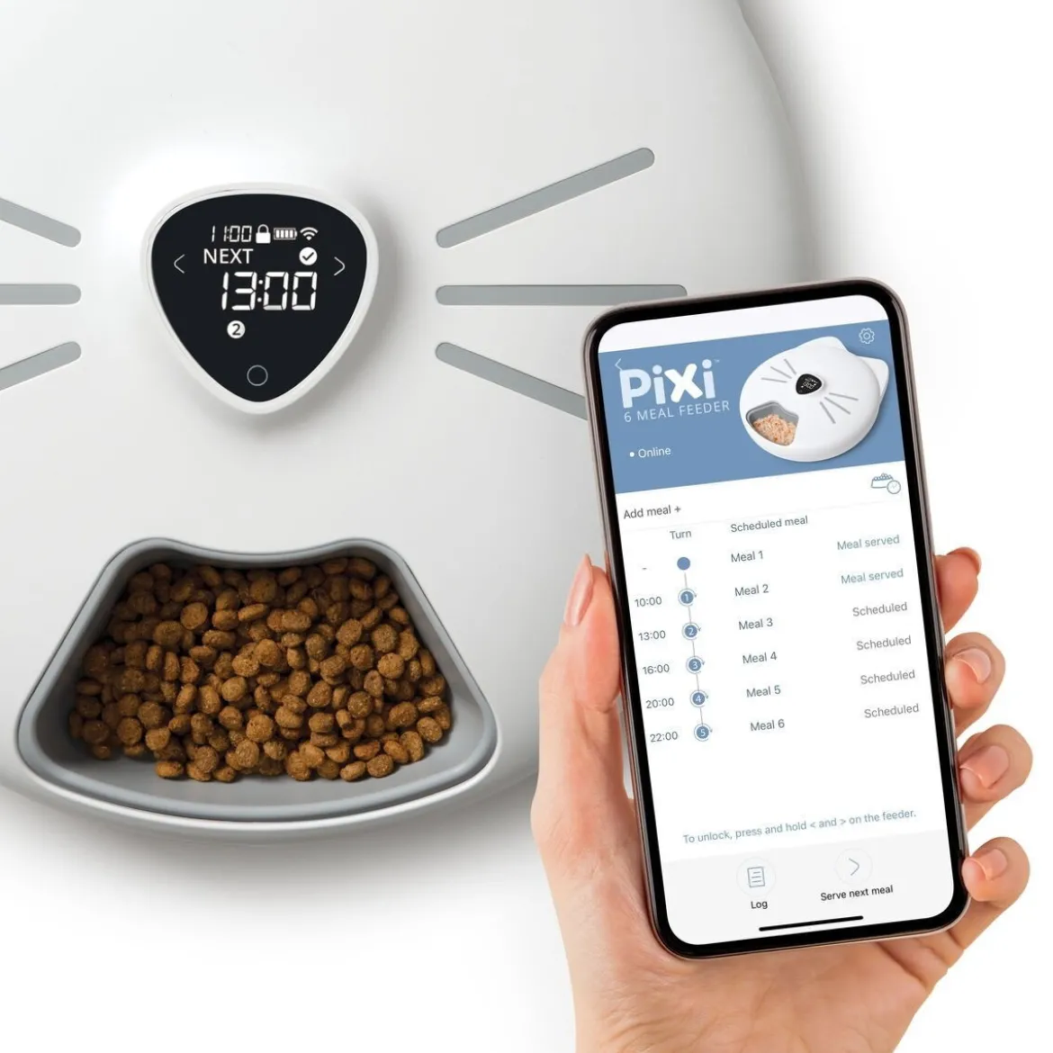Catit PIXI Smart Foderautomat 6 Måltider