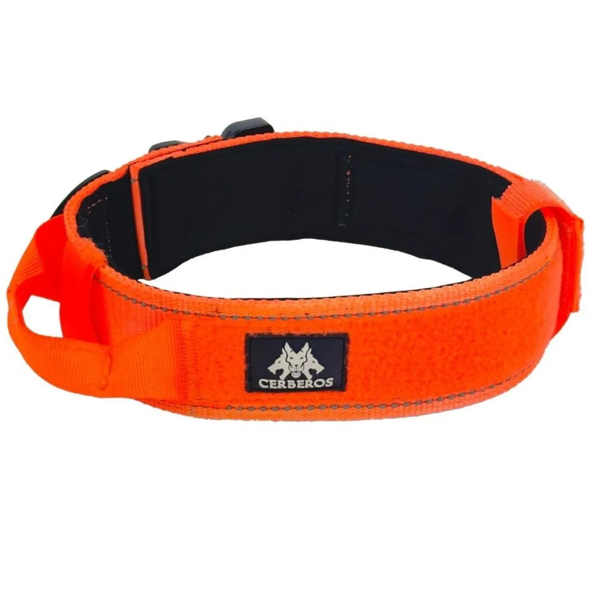 Cerberos Hundhalsband med Handtag Orange