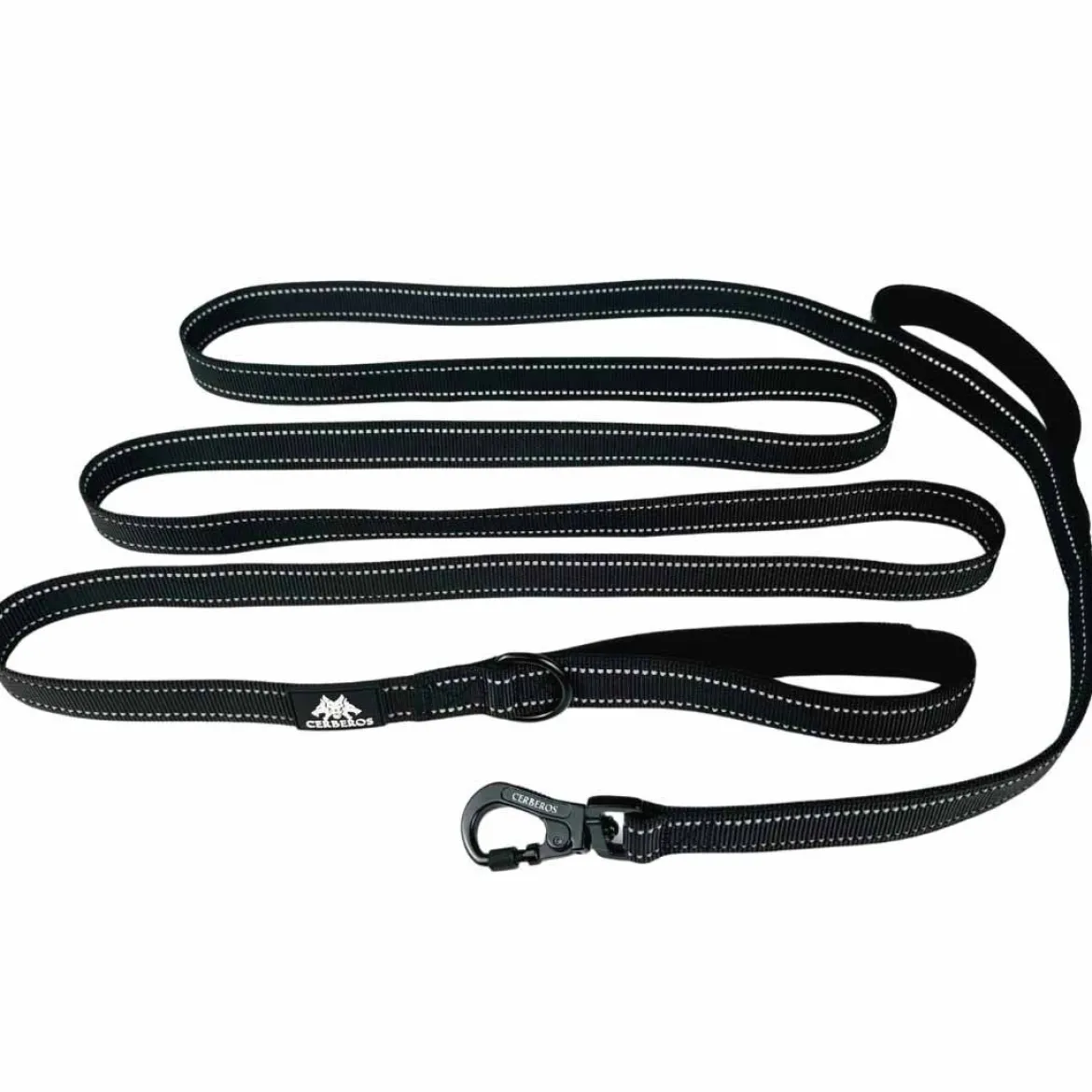 Cerberos Hundkoppel 3 m Svart