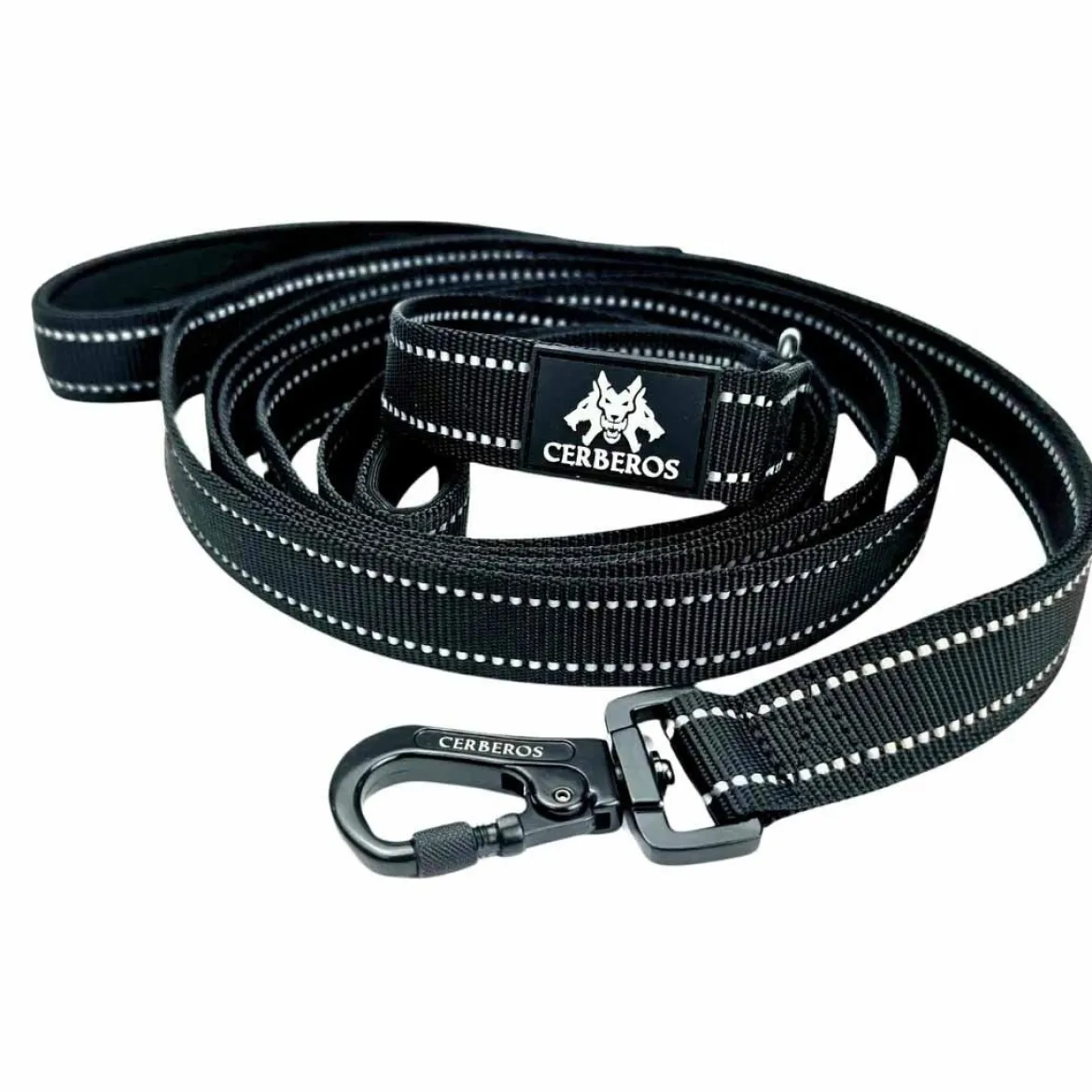 Cerberos Hundkoppel 3 m Svart