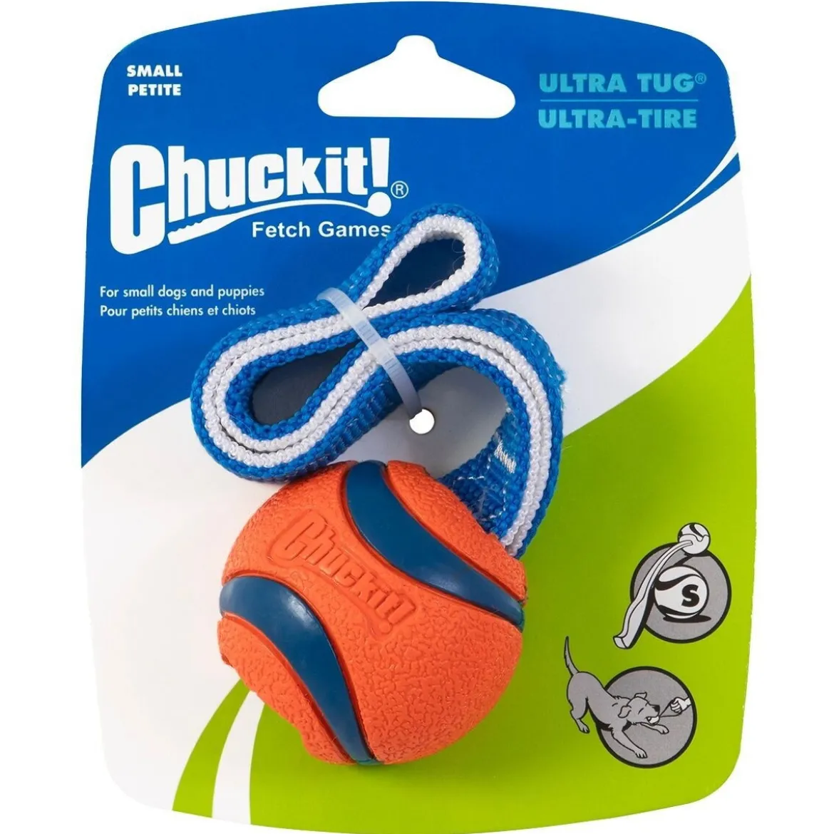 Chuckit Ultra Tug Boll med Handtag