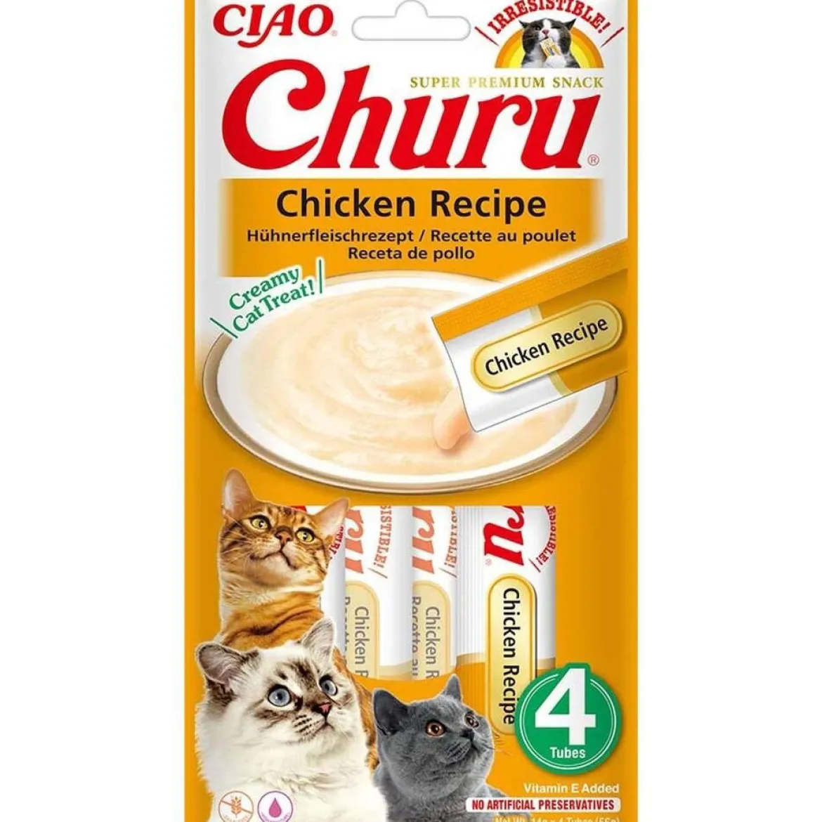Churu Creamy Puré Kyckling 4 st