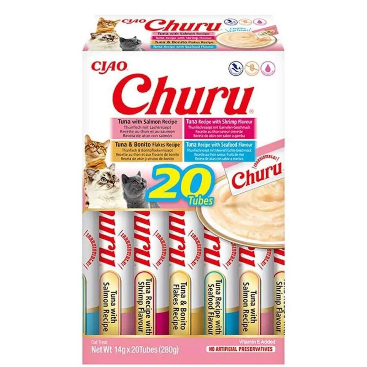Churu Creamy Puré Skaldjursmix Storpack