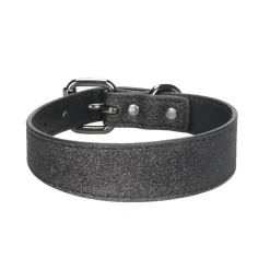 Collar of Sweden Smalt Hundhalsband Glitter Svart