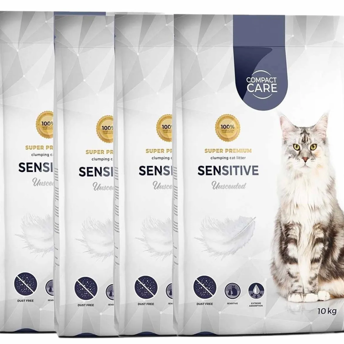 Compact Care Sensitive 4x10 kg