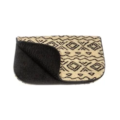 Danish Design Sherpa Fleece Neutral Geometric Hundfilt Beige/Svart