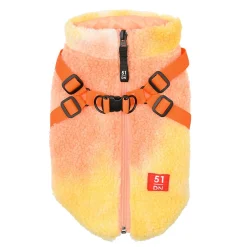 51 Degrees North Jules Hundjacka med Sele Orange Mix