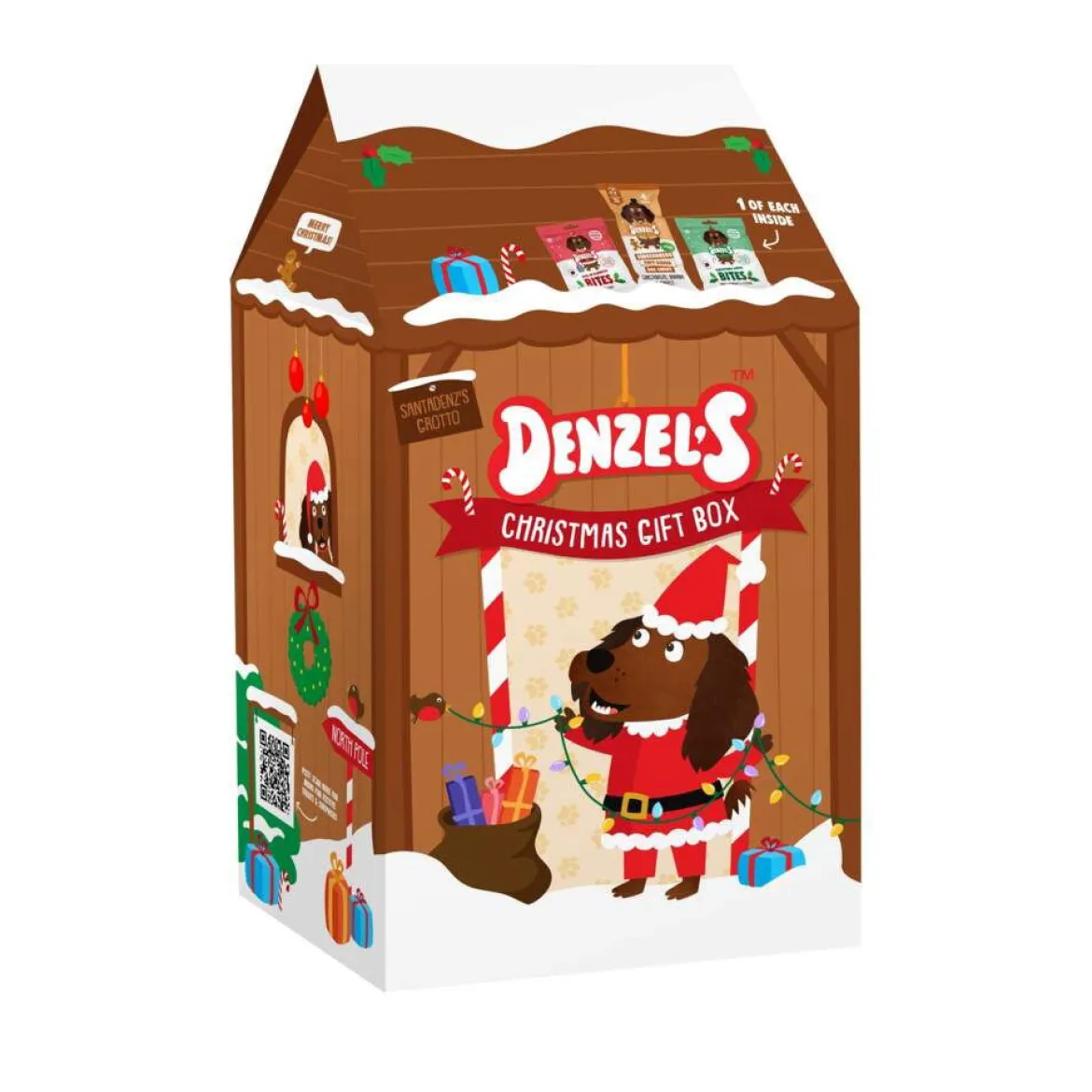 Denzel's Christmas Grotto Gift Box Julgodis till Hund 175 g