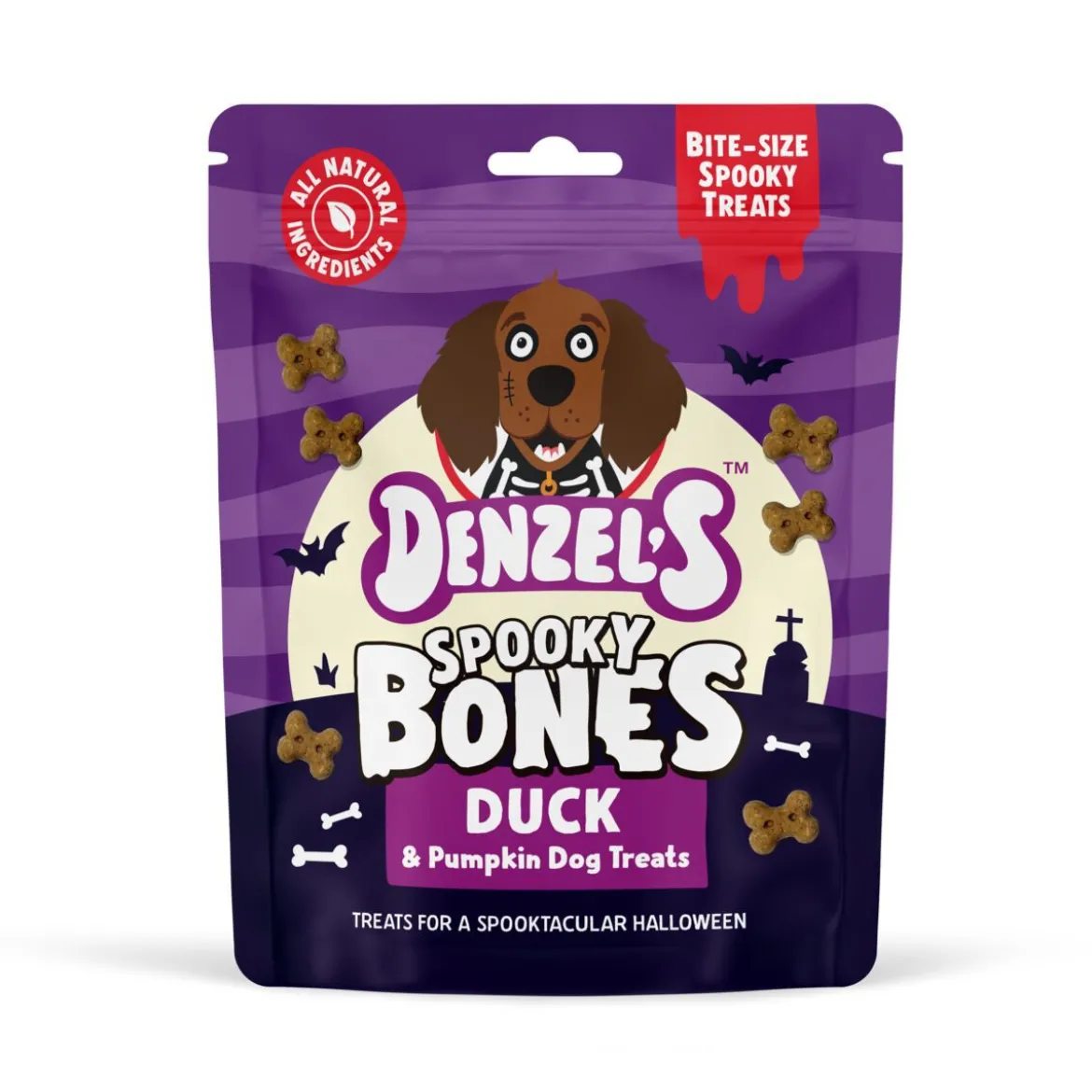 Denzel's Halloween Spooky Bones Hundgodis 90 g