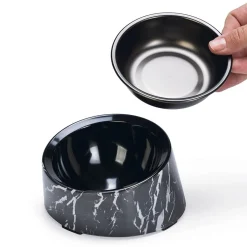Design By Lotte Vita Kattmatskål Svart