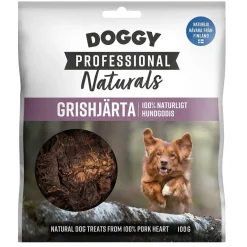 Doggy Professional Naturals Hundgodis Grishjärta 100 g