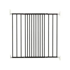 DogSpace Lucky Hundgrind Utdragbar Svart 62,5-106,8x72,5 cm