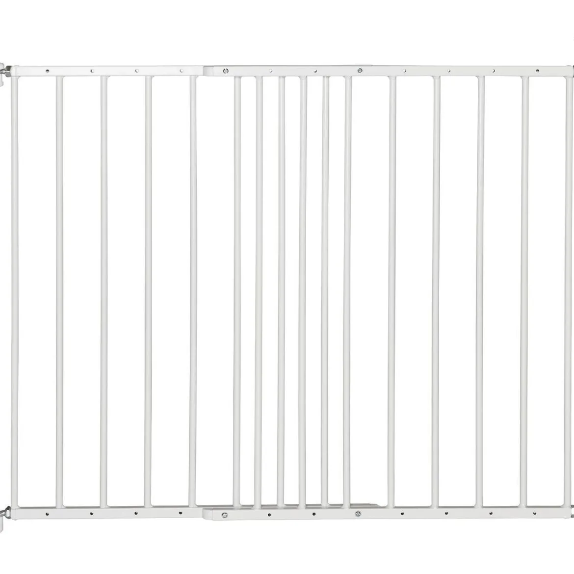 DogSpace Lucky Hundgrind Utdragbar Vit 62,5-106,8x72,5 cm