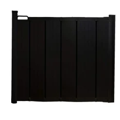 DogSpace Marley Hundgrind Dragspel Svart 72,5 x 92 cm